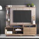 Ver imagem 2 de Estante Home para Tv Carvalho Oak/cristalo Decibal Móveis