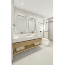 Ver imagem 4 de Porta Toalha Toalheiro de Banho Banheiro 50cm em Aço Inox Polido Brilhante Linha Larissa Stainless