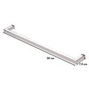 Ver mais imagens de Porta Toalha Toalheiro de Banho Banheiro 50cm em Aço Inox Polido Brilhante Linha Larissa Stainless