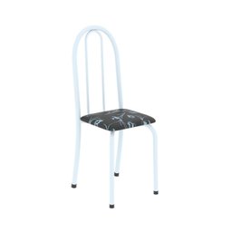 Conjunto de Mesa Tubular 120cm X 75cm Tampo com 4 Cadeiras - 5