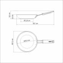Ver imagem 6 de Frigideira Tramontina Professional em Aço Inox e Silicone 20 cm Fundo Triplo Compatível com Indução