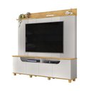 Ver imagem 2 de Home Estante Banner Tv 75" Ripado Canelado 4 Portas Bali/cedro G18 - Gran Belo