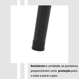 Conjunto de Mesa Tubular 120cm X75cm Tampo com 4 Cadeiras - 10