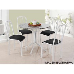 Base para Mesa de Jantar Quadrada ou Redonda Tampos de Mármore Granito Ql Texturizado - 6
