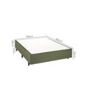 Ver imagem 3 de Base Casal Suede 138x188cm Idea Verde