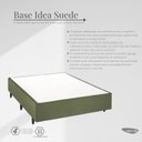 Ver imagem 4 de Base Casal Suede 138x188cm Idea Verde