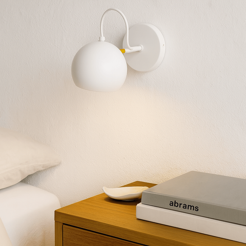 Luminária de Parede Arandela Articulada Jock Branco