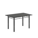 Ver imagem 5 de Conjunto de Mesa Tubular 120cm x 75cm Tampo com 4 Cadeiras Prata/Bege