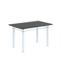 Ver imagem 4 de Conjunto de Mesa Tubular 120cm x 75cm Tampo com 4 Cadeiras Branco/Bege