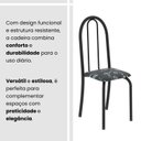 Ver imagem 7 de Conjunto de Mesa Tubular 120cm x 75cm Tampo com 4 Cadeiras Preto