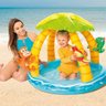 Piscina Inflável Ilha Tropical Infantil com Cobertura 45 Litros Intex - 2