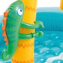 Ver imagem 4 de Piscina Inflável Ilha Tropical Infantil com Cobertura 45 Litros Intex