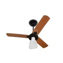 Ver imagem 1 de Ventilador de Teto Venti-delta Light Inverter Preto 3 Pás Mogno Bivolt