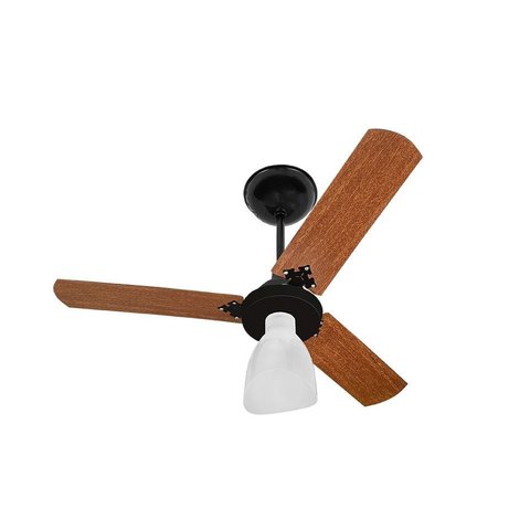 Ventilador de Teto Venti-delta Light Inverter Preto 3 Pás Mogno Bivolt