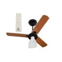 Ver imagem 2 de Ventilador de Teto Venti-delta Light Inverter Preto 3 Pás Mogno Bivolt