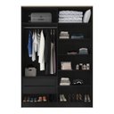 Ver imagem 3 de Guarda-Roupa Solteiro 100% Mdf Bp 4 Portas 2 Gavetas Asti