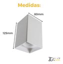 Ver imagem 5 de Kit 8 Spot de Sobrepor Quadrat C/ 8 Lâmpada Led Mr16 - Branco - Branco Neutro