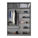 Ver imagem 3 de Guarda-Roupa Solteiro 100% Mdf Bp 4 Portas 2 Gavetas Asti