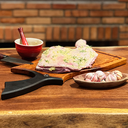 Ver imagem 2 de Tábua de Churrasco Grande 60x24cm Madeira Premium La Besttia Origin