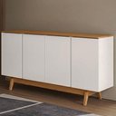 Ver imagem 3 de Aparador Buffet Yasmin Cinamomo Off White - New Ceval