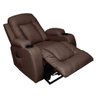Poltrona do Papai Austin com Elevação Lift 150º Massagem Aquecimento Pu Marrom Chocolate G31 - Gran - 8