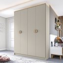 Ver imagem 2 de Guarda-Roupa Solteiro 100% Mdf Bp 4 Portas 2 Gavetas Asti