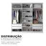 Guarda-Roupa Casal 100% Mdf Bp 6 Portas 4 Gavetas Asti - 10