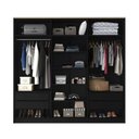 Ver imagem 3 de Guarda-Roupa Casal 100% Mdf Bp 6 Portas 4 Gavetas Asti
