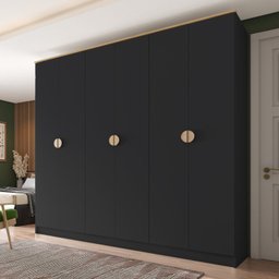 Guarda-Roupa Casal 100% Mdf Bp 6 Portas 4 Gavetas Asti - 1