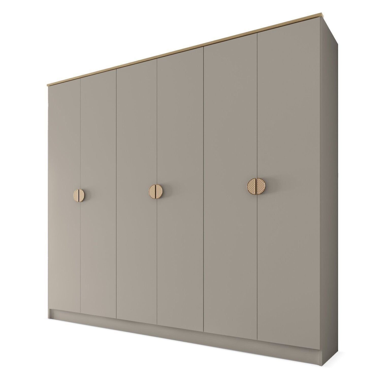 Guarda-Roupa Casal 100% Mdf Bp 6 Portas 4 Gavetas Asti - 4