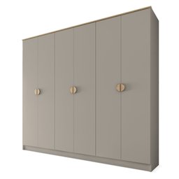 Guarda-Roupa Casal 100% Mdf Bp 6 Portas 4 Gavetas Asti - 4