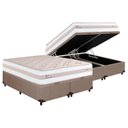 Ver imagem 1 de Colchão King Herval Molas Ensacadas Kiev+Baú Linhão Clean Super 1,93x2,03