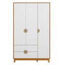 Ver imagem 4 de Guarda-roupa 3 Portas e 2 Gavetas