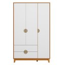 Ver imagem 4 de Guarda-roupa 3 Portas e 2 Gavetas