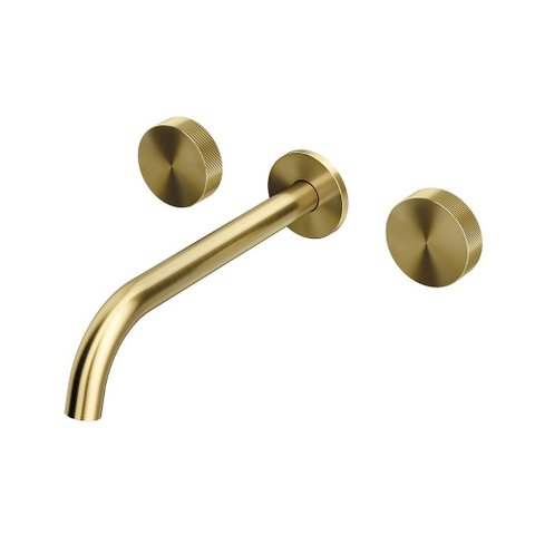 Torneira Misturador Docol Mix&Match 90012513072 de Parede Ouro Escovado