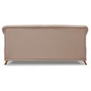 Ver imagem 4 de Sofa 2 Lugares Retro Polo 160cm com Almofada Linho Areia Ezz Areia