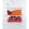 Kit 2 Organizadores de Geladeira 5l Porta Frutas Legumes Vegetais com Respiradouro Clear Fresh ou - 2