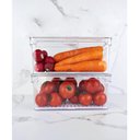 Ver imagem 2 de Kit 2 Organizadores de Geladeira 5l Porta Frutas Legumes Vegetais com Respiradouro Clear Fresh ou