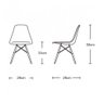 Conjunto De Mesa Madeira Infantil 68Cm Redondo Branco 2 Cadeiras Azul E 2 Rosa - 4