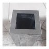 Lixeira Inox Quadrada com Aro Inox 50 Litros - 2
