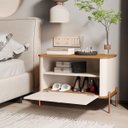 Ver imagem 4 de Conjunto de Mesa de Cabeceira Fidji Off White Nature