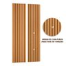 Conjunto 2 Peças Painel Ripado com Furo Nature Otto Shop Jm - 3