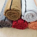 Ver imagem 3 de Kit 3 Toalhas de Banho Premium Grande e Grossa Olypus Banhão 80x170 Cm 100% Algodão - Flamingo - Ind