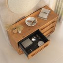Ver imagem 7 de Cômoda 6 Gavetas Casal Grande Madeira Freijó Tecca Idimex