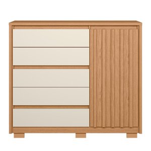 Cômoda Sapateira 5 Gavetas 1 Porta Duetto