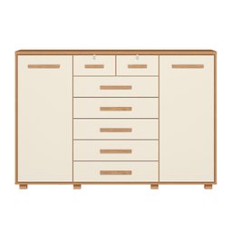 Cômoda 2 Portas 7 Gavetas Fontana 110x160x45 Cm - 3
