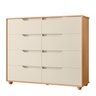 Cômoda 8 Gavetas Doble 116x136x45 Cm - 6