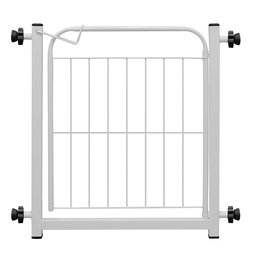 Grade Portão Proteção Pet Cachorro Criança Cães:branco - 1
