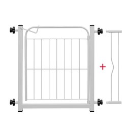 Grade Portão Proteção Pet Cachorro Criança Cães:branco - 2