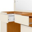 Ver mais imagens de Penteadeira Camarim com Espelho com LED 2 Gavetas Studio Bege Cinamomo Off White